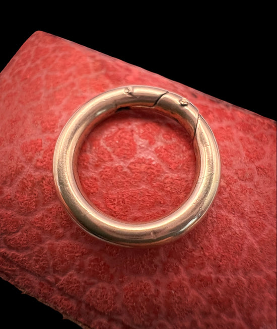 VICTORIAN 9CT GOLD PUSH BOLT