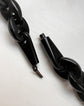 VICTORIAN WHITBY JET MARINER LINK CHAIN