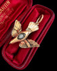 ANTIQUE 15CT GOLD DOVE BIRD PENDANT