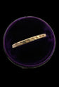 ANTIQUE LARGE 15CT CHASED GEOMETRIC SPLIT RING