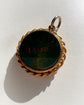 ANTIQUE 9CT GOLD & BLOODSTONE COMPASS PENDANT