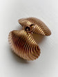 EARLY VICTORIAN 15CT GOLD SHELL LOCKET