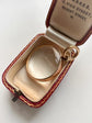 CHUNKY VICTORIAN CRYSTAL & 18CT GOLD LOCKET