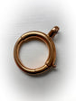 LARGE FRENCH 18CT GOLD BOLT RING