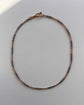 ANTIQUE SILVER ‘MIXED METAL’ CURB CHAIN