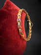 VICTORIAN 15CT GOLD ARTICULATED BRACELET
