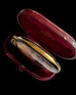 VICTORIAN BISHOPS MITRE ROCK CRYSTAL LOCKET