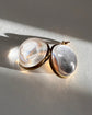 VICTORIAN HIGH CARAT GOLD ROCK CRYSTAL POOL OF LIGHT SPHERE LOCKET