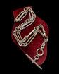 VICTORIAN CHUNKY SILVER PAPERCLIP CHAIN WITH REMOVABLE T-BAR