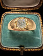 VICTORIAN DIAMOND & 18CT GOLD GYPSY RING