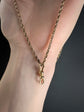 VICTORIAN 15CT GOLD DOUBLE DOG CLIP