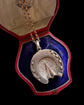 LARGE VICTORIAN SILVER HORSE HOOF LOCKET