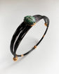 ANTIQUE SCARAB & ELEPHANT HAIR BANGLE