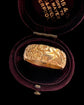 ANTIQUE CHUNKY ‘IVY & ROSE’ MOTIF 18CT GOLD RING