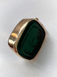 VICTORIAN DARK GREEN ‘VOTRE CONSTANCE FAIT LA MIENNE’ TASSIE