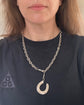 LARGE VICTORIAN SILVER HORSESHOE PENDANT