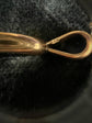 MEDIUM SIZE CHUNKY FRENCH 18CT GOLD BOLT RING