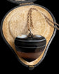 ANTIQUE HUGE BANDED AGATE HEART PENDANT