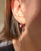 VICTORIAN GARNET & DIAMOND EARRINGS