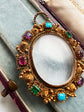 GEORGIAN CANATILLE GEM SET LOCKET