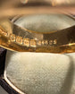 ANTIQUE 18CT GOLD & DIAMOND CHUNKY CIGAR BAND RING