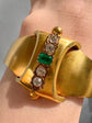 VICTORIAN EMERALD & DIAMOND BANGLE