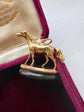 19TH CENTURY FINELY MODELLED HORSE FOB PENDANT