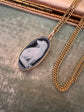 DOG HARDSTONE CAMEO PENDANT