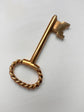 VINTAGE LARGE 9CT GOLD KEY PENDANT