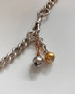 ANTIQUE 18CT GOLD & DIAMOND SPHERE CHAIN CHARM
