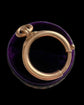 ANTIQUE LARGE 14CT GOLD BOLT RING