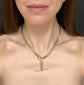 ANTIQUE 18CT GOLD PAPERCLIP ALBERT CHAIN