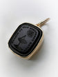 VICTORIAN DARK GREEN ‘VOTRE CONSTANCE FAIT LA MIENNE’ TASSIE