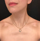 VICTORIAN EMERALD & DIAMOND HORSESHOE PENDANT