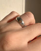 ANTIQUE SILVER & ENAMEL ‘I ASK NO MORE’ RING