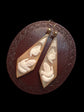 VICTORIAN ‘LOVE BIRD’ SHELL CAMEO EARRINGS