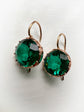GEORGIAN GREEN PASTE EARRINGS