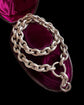 ANTIQUE CHUNKY SILVER CABLE LINK CHAIN