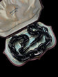 VICTORIAN WHITBY JET MARINER LINK CHAIN
