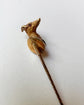 VICTORIAN 15CT GOLD WHIPPET DOG STICKPIN WITH HEART COLLAR