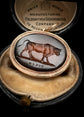 ‘BURCH’ BULL INTAGLIO PENDANT