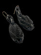 VICTORIAN WHITBY JET EARRINGS