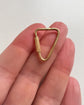 VINTAGE 18CT GOLD CARABINER