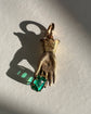 EARLY 19TH CENTURY 15CT GOLD HAND PENDANT