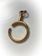 HUGE VICTORIAN 9CT GOLD SLIDING BOLT RING