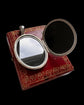 LARGE SCALE VICTORIAN SILVER ‘GARTER MOTIF’ LOCKET