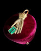 EARLY 19TH CENTURY 15CT GOLD HAND PENDANT