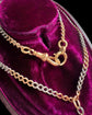 ANTIQUE BI-COLOUR 18CT GOLD & PLATINUM CURB ALBERT CHAIN