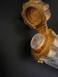 LARGE VICTORIAN DOUBLE ENDED SCENT BOTTLE WITH ORIGINAL CASE