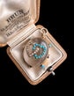 VICTORIAN DOUBLE HEART ROCK CRYSTAL PENDANT